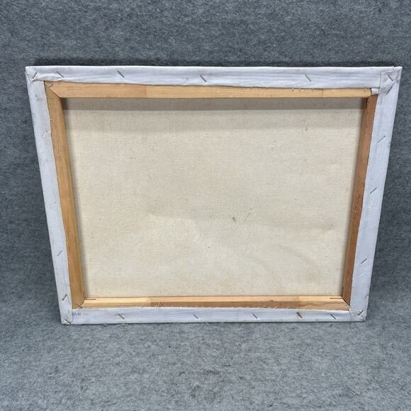 Vtg Southwestern Still Life Painting K. Hoskin Native American Pottery Blanket - Picture 5 of 11